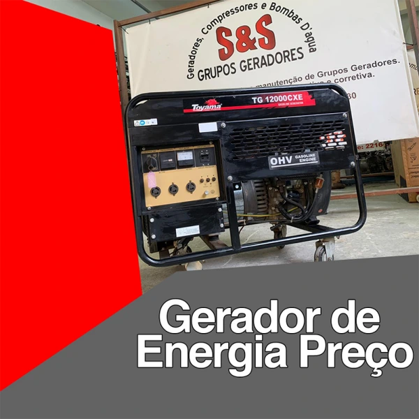 Gerador de energia preço