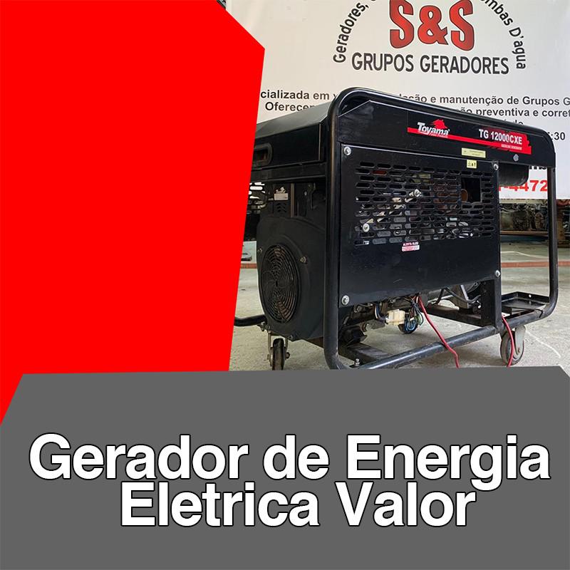 Gerador de energia eletrica valor