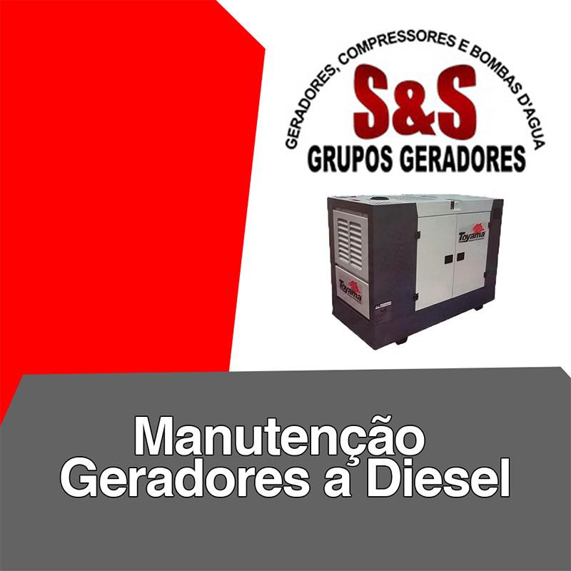 Manutenção de geradores a diesel