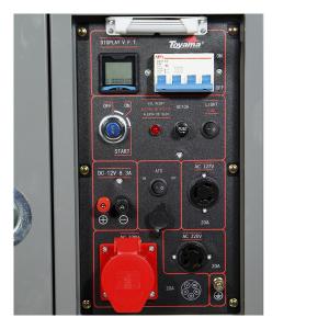 Gerador de Energia a Diesel Toyama TDG8500SLE3DXP Trifásico 220V