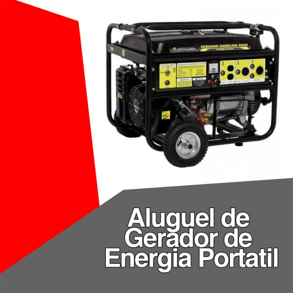 Aluguel de gerador de energia portatil