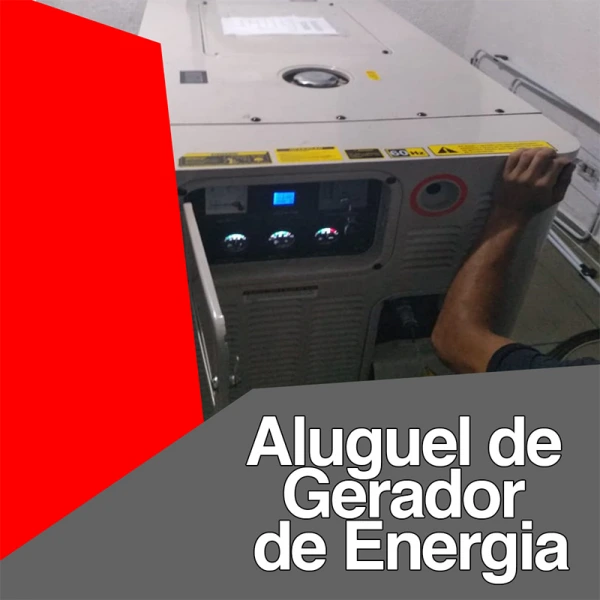 Aluguel de gerador de energia