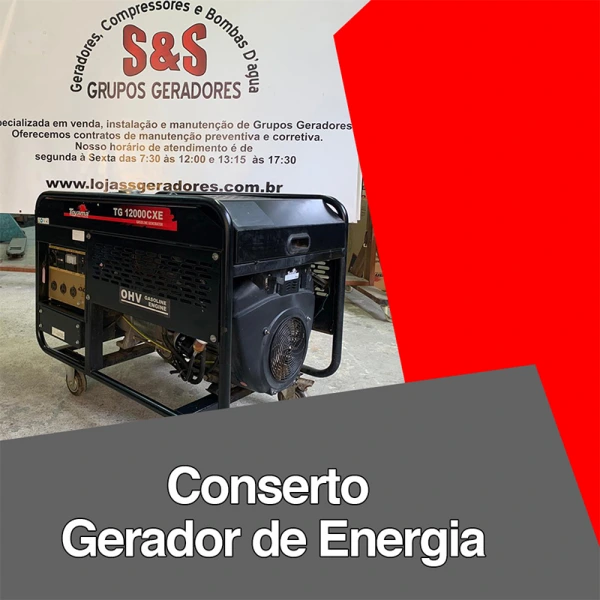 Conserto gerador de energia