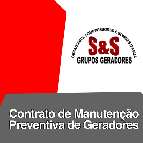 Contrato de manutenção preventiva de geradores