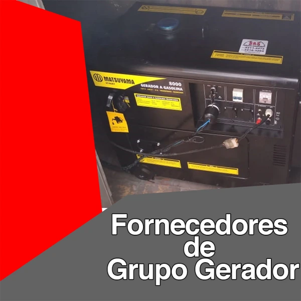 Fornecedores de grupo gerador