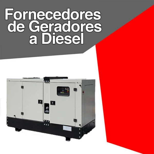Gerador de energia diesel branco