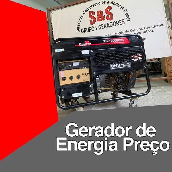Quanto custa um gerador de energia residencial